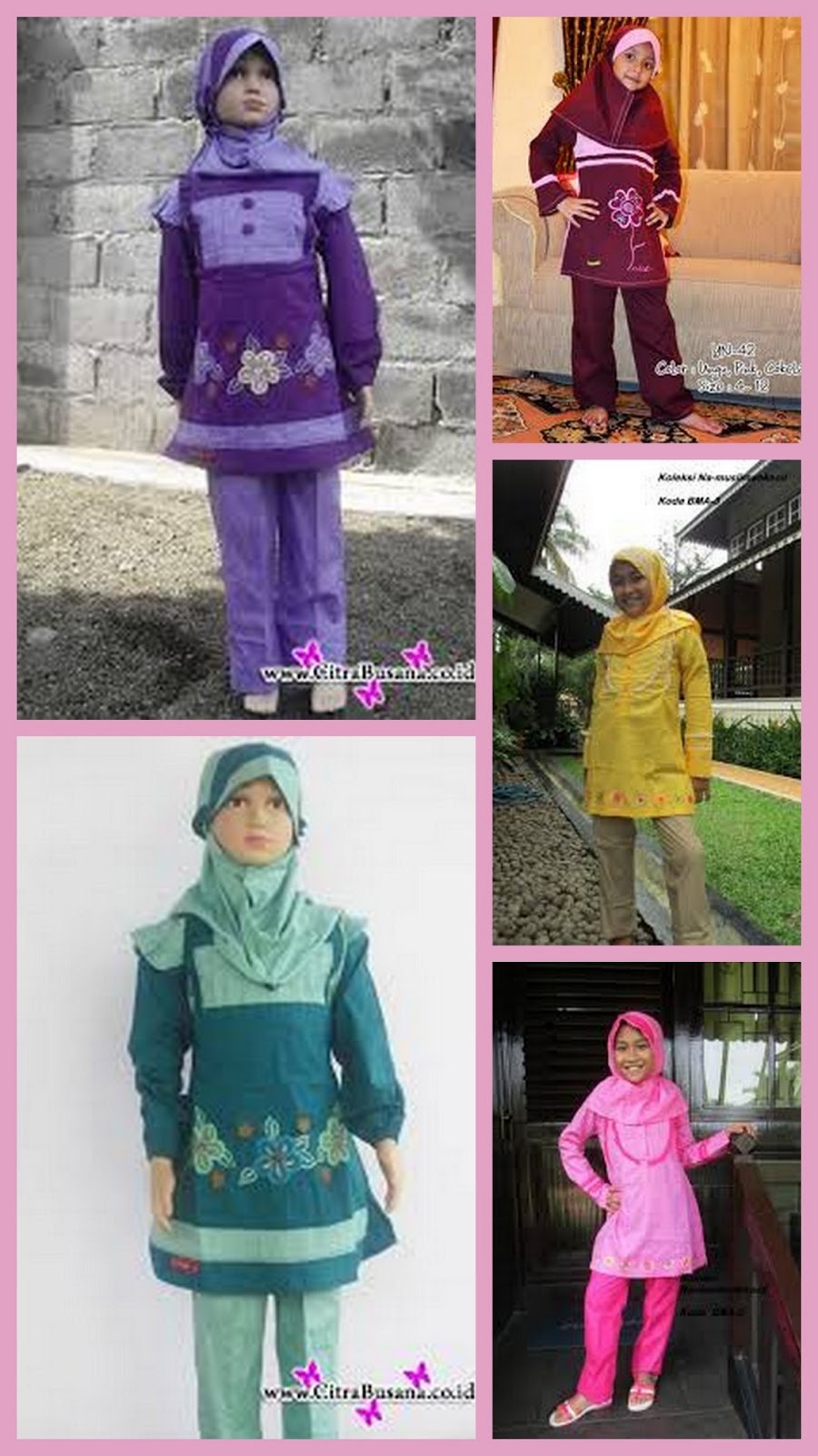 NATURAL Model Baju Muslim Untuk Anak Anak 