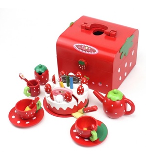 Mother Garden Strawberry Party Tea Set