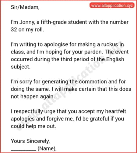 How To Write An Apology Letter To A Teacher (7 Samples)