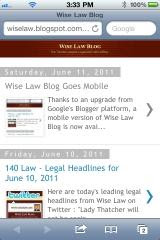 Wise Law Blog Mobile