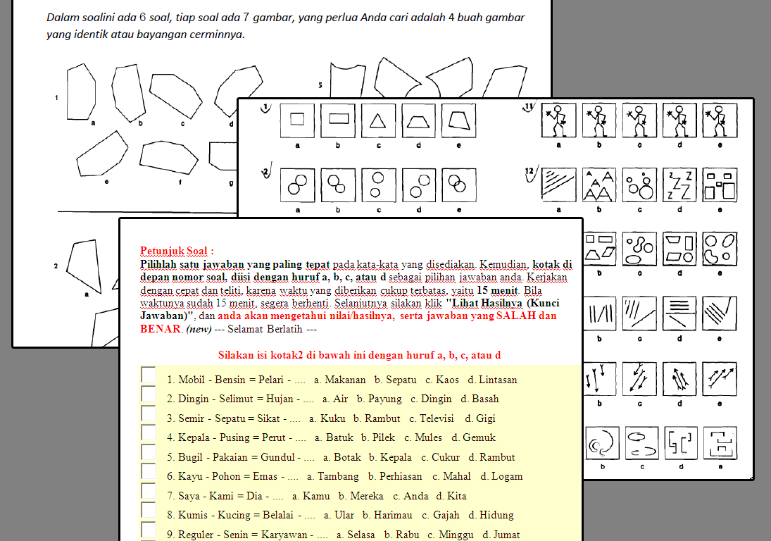 Contoh Soal Psikotes ~ Farid's Blog