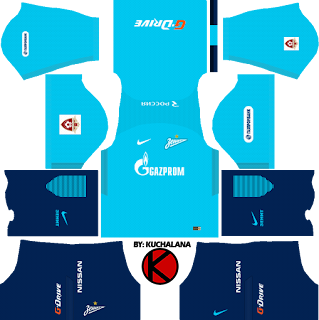  for your dream team in Dream League Soccer  Released, Zenit St Petersburg Kits 2017/18 - Dream League Soccer