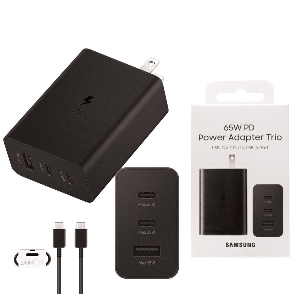 Samsung 65W Trio Charger Adapter