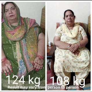 Weight loss result