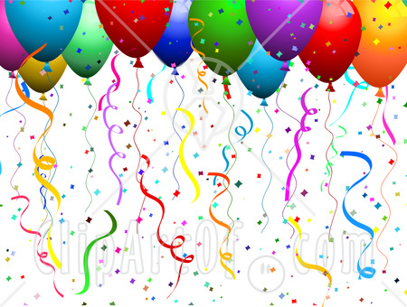 clipart birthday balloons. You#39;re irthday is here