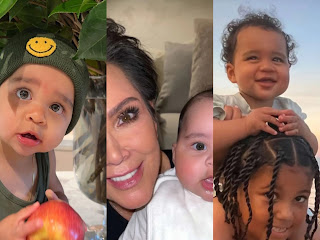 Khloé Kardashian Shares Rare Cheeky Snap of Son Tatum Thompson Along with her Grandmom Kris & Cousins Saint & Dream