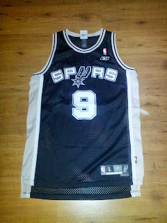 Tony Parker San Antonio Spurs Black Reebok Swingman Jersey Front