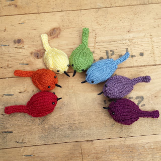 Knitted Birds by Nicky Fijalkowska