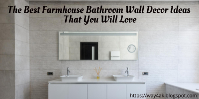 farmhouse bathroom wall decor