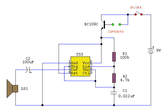 Các mạch báo động đơn giản