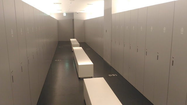 La locker room ou vestiaire