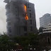 Big Tension, Fire Engulfs Unity Bank’s Head office in Lagos