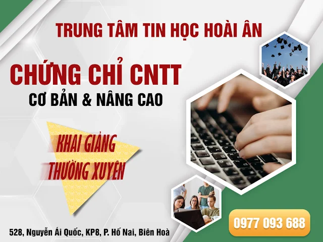 Lịch thi chứng chỉ tin học cơ bản tại biên hoà