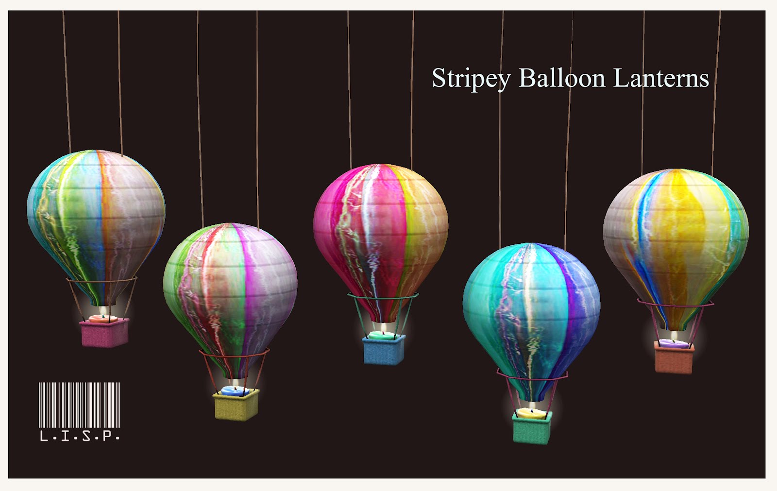 L.I.S.P. Bazaar: Hot Air Balloon Lamps - LISP Bazaar