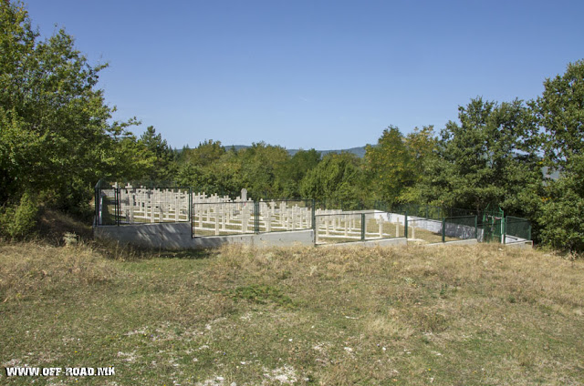 Bulgarian WW1 cemetery near village Capari - Bitola municipality