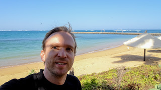 Me at the beach in Dakar