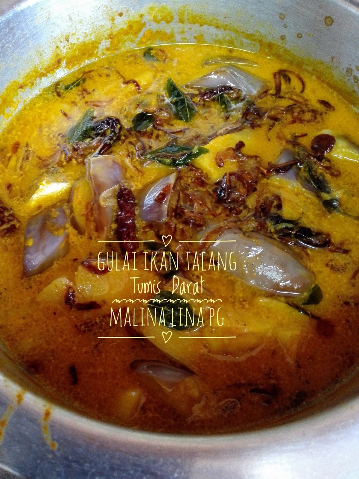 Gulai Ikan Kering Tumis Darat Dan Petua Menjadikan Gulai 