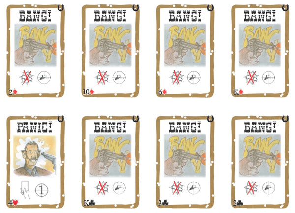 Robbers' Roost BANG! Playing Cards