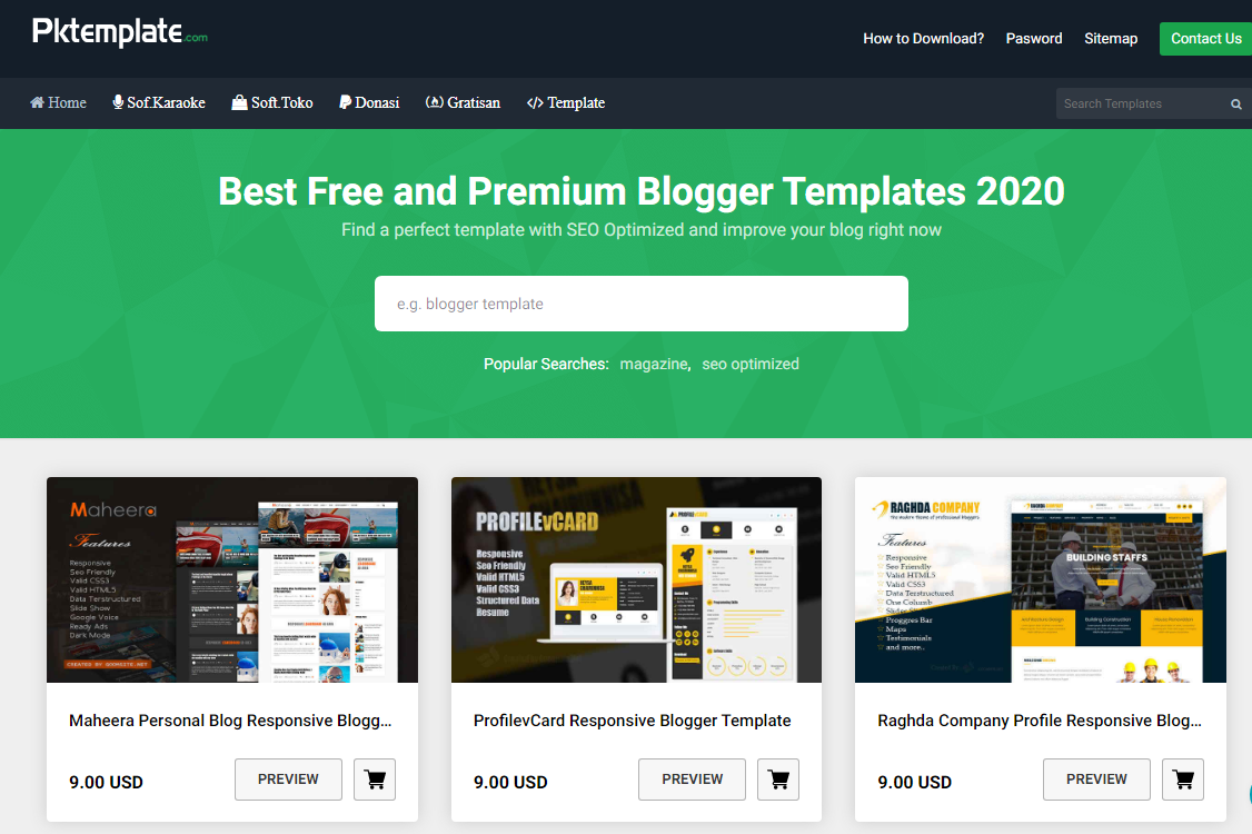 Gomsite Redesign style 2 Blogger Template