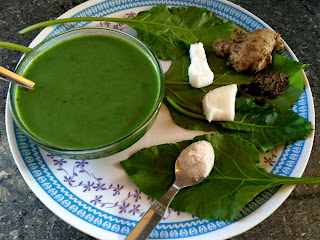 Paalak greens soup