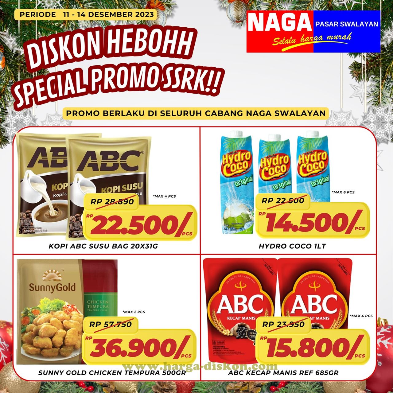 Katalog Promo NAGA Swalayan Awal Pekan 11 - 14 Desember 2023