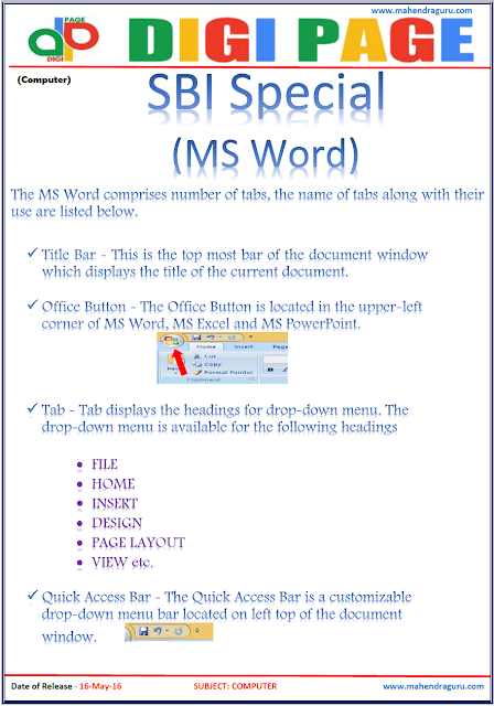 Digi page-Ms Word