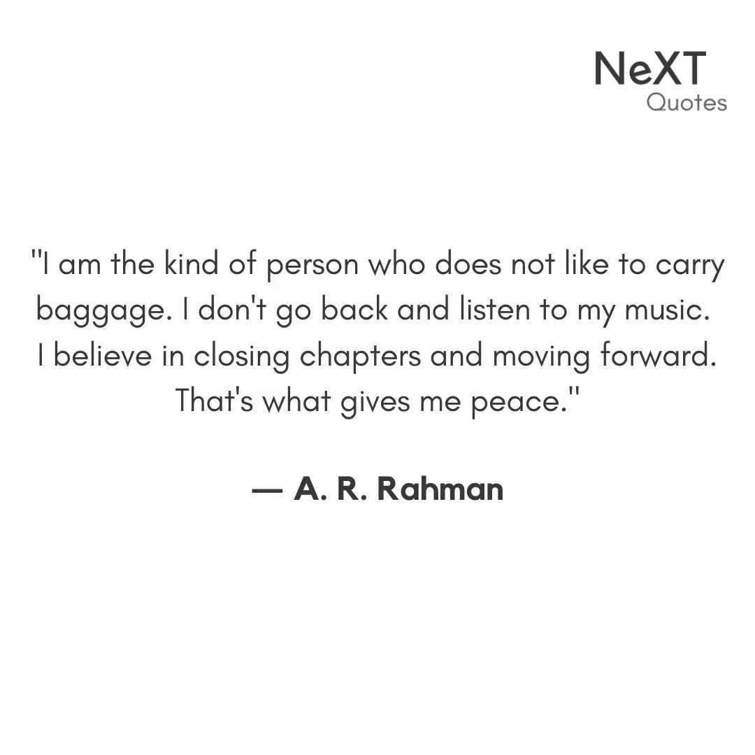 A. R. Rahman Quotes