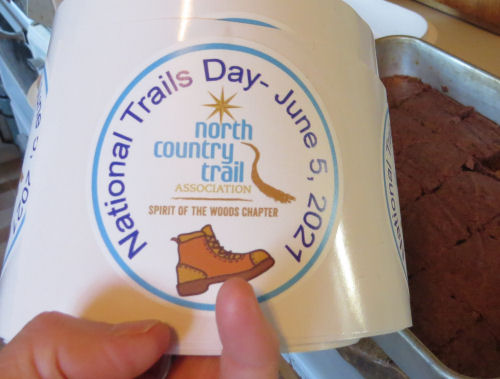 National Trails Day stickers