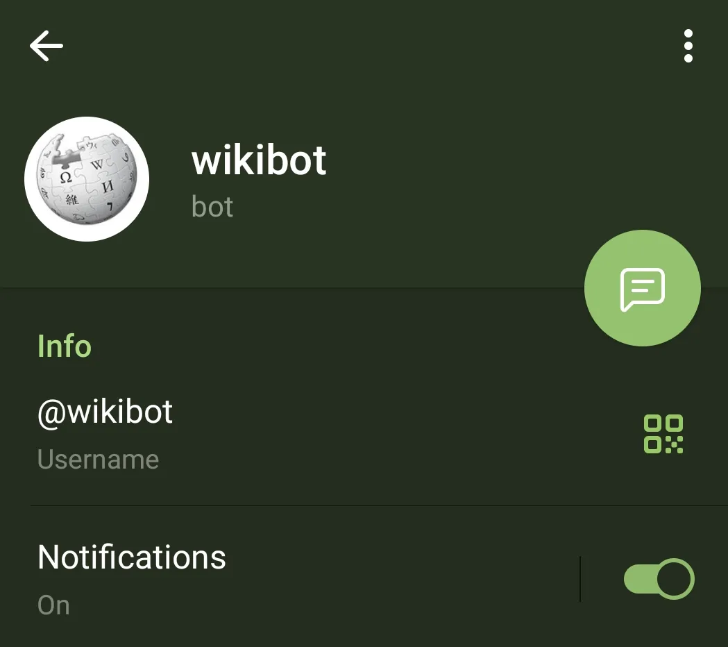 telegram WikiBot