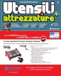 Utensili e Attrezzature 2014-02 - Aprile 2014 | ISSN 1123-1092 | TRUE PDF | Bimestrale | Professionisti | Meccanica | Attrezzature e Sistemi | Utensili da Taglio
Utensili e Attrezzature è l’unica rivista tecnica specializzata in utensili da taglio, abrasivi, portautensili e attrezzature di bloccaggio pezzo. Grazie alla collaborazione con i migliori esperti del settore  provenienti da università, Centri di ricerca e aziende, Utensili e attrezzature è in grado di fornire informazioni tecniche e di mercato sempre aggiornate in modo da esaltare il ruolo sia degli utensili che delle attrezzature nell’economia di una lavorazione meccanica.