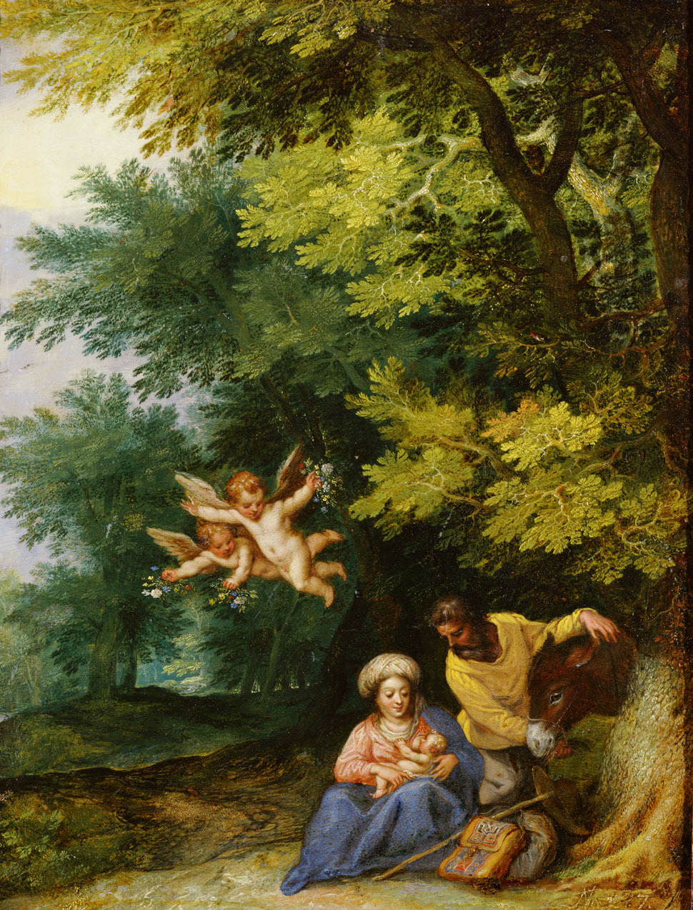 Rest on the Flight into Egypt, with Hans Rottenhammer