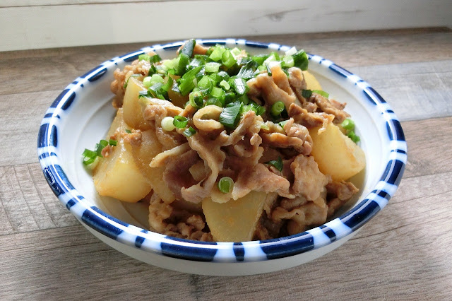 大根と豚肉の味噌炒め煮