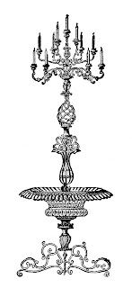 candelabra illustration digital clipart artwork image