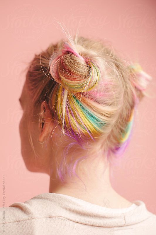 amazing colorful hairstyle idea
