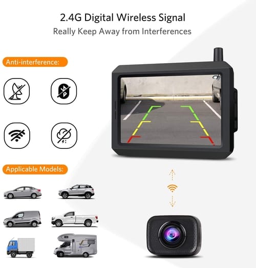 BOSCAM K7 Pro HD Wireless Car Backup Camera