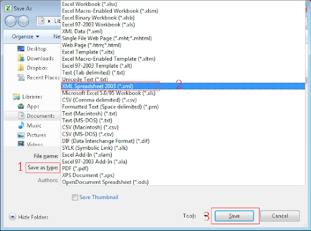 Cara Menyimpan Data Excel ke XML File