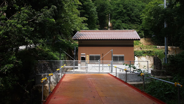 鳥取県日野川水系の小水力発電所、畑発電所