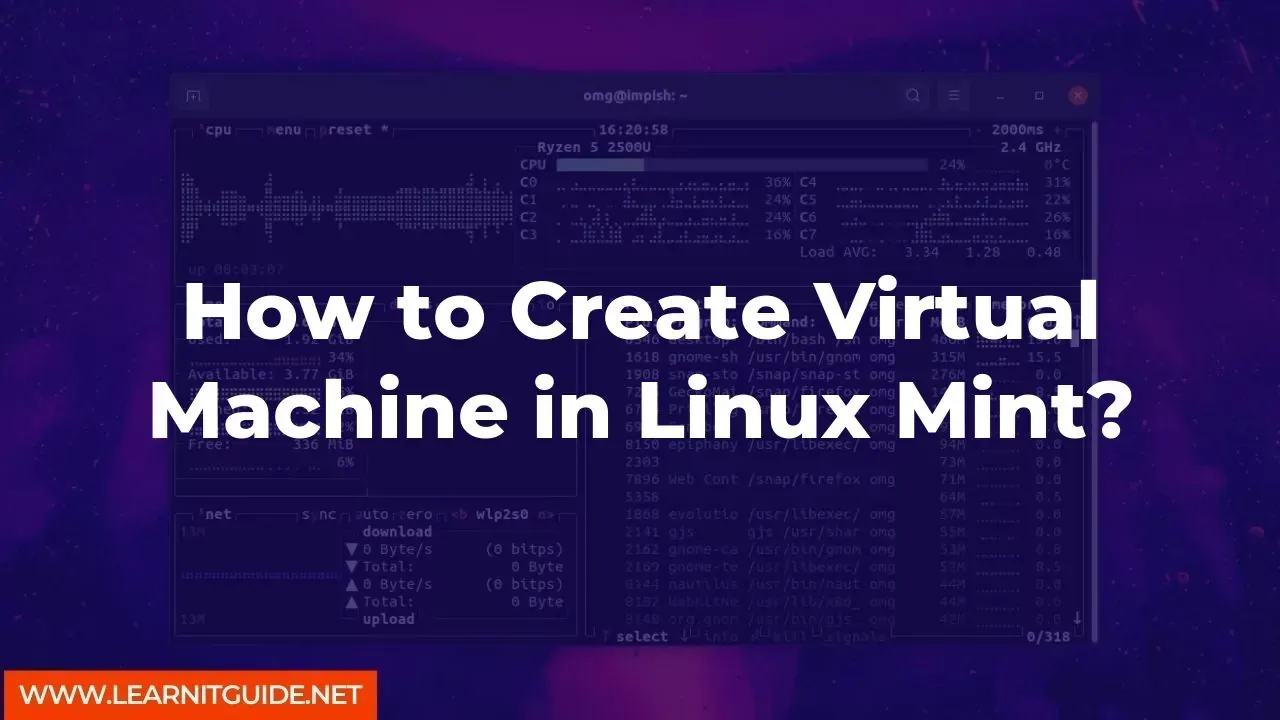 How to Create Virtual Machine in Linux Mint