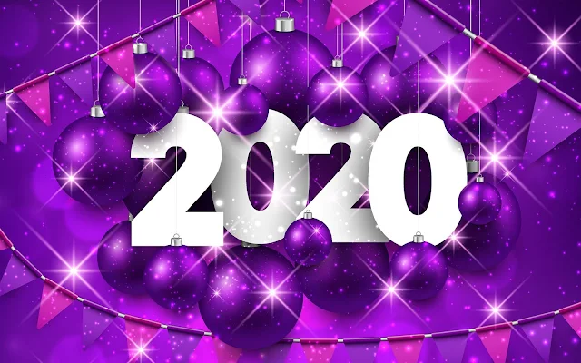 Feliz Ano Novo 2020, O Ano do Amor e Relacionamentos, hd, 4k.