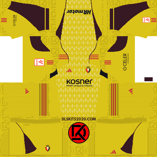 CA Osasuna Kits 2023-2024 Adidas - Dream League Soccer Kits (Goalkeeper Home)