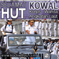 Dirgahayu KOWAL Korp TNI Wanita Angkatan Laut - Kochie Frog
