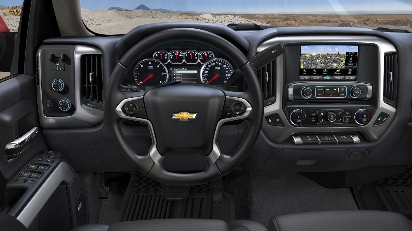 2014 Chevrolet Silverado Truck Interior Wallpapers 1366X768