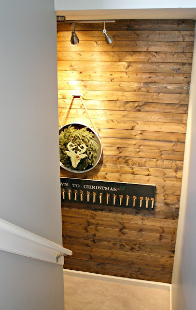 DIY wood wall 