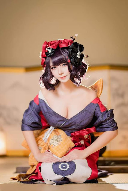 hokusai fgo cosplayer tako