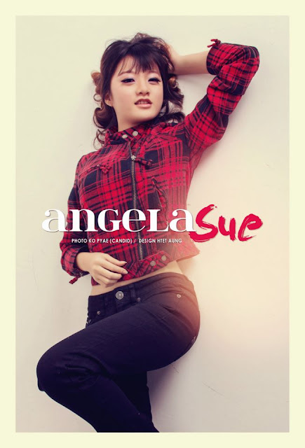 myanmar new face model angela sue