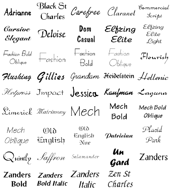 Free Tattoo Fonts