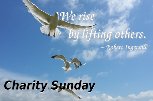 Charity Sunday banner