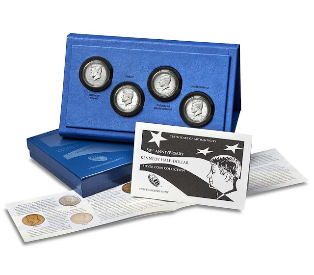 Kennedy Half Dollar 2014 50th Anniversary Silver Coin Collection