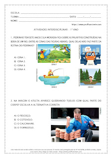 Atividades 1 Interdisciplinares - 1º ano