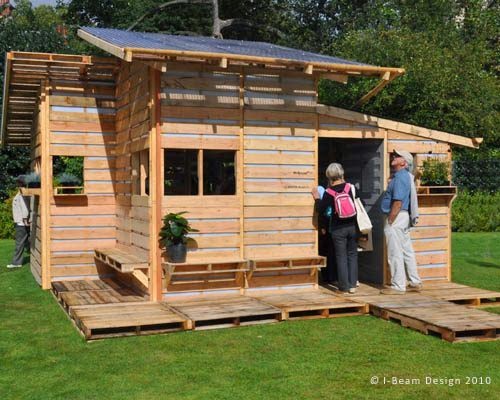 This is the Pallet Emergency Home. It Can Be Built in One Day With Only Basic Tools.